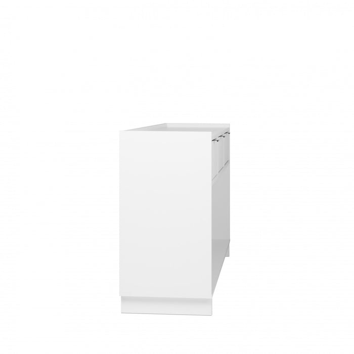 Console Simply Modern de Prepac à 3 tiroirs - noire
