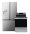 Ensemble de 2 électroménagers Hisense pour la cuisine - acier inoxydable