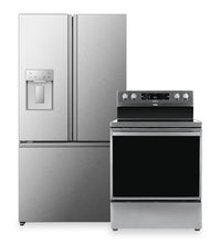  Ensemble de 2 électroménagers Hisense pour la cuisine - acier inoxydable