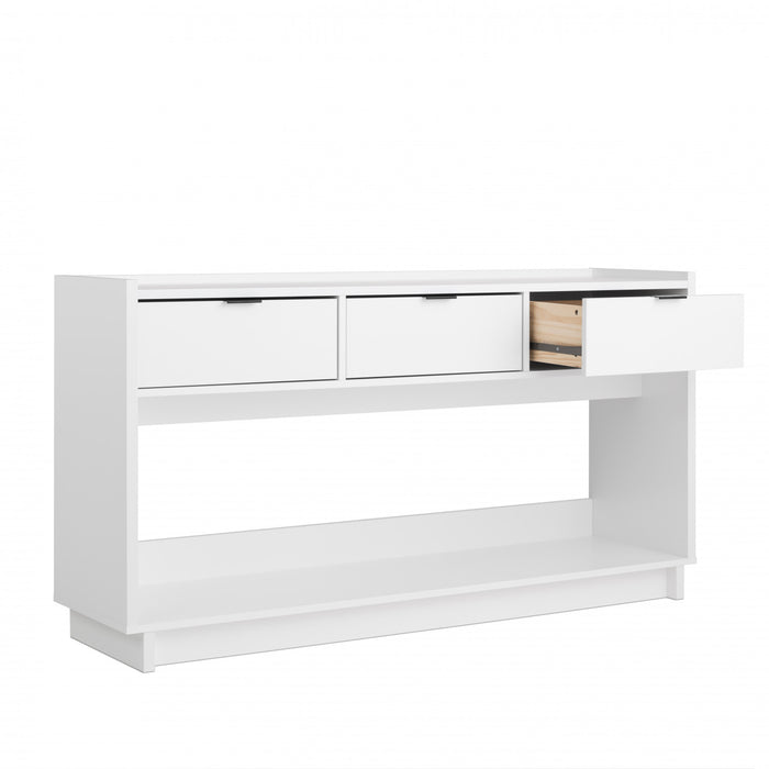 Console Simply Modern de Prepac à 3 tiroirs - noire