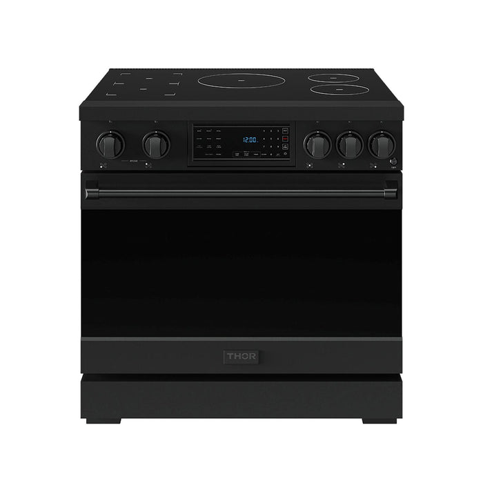 Cuisinière à induction Thor Kitchen de série Gordon Ramsay de 36 po - noire - RSI36B