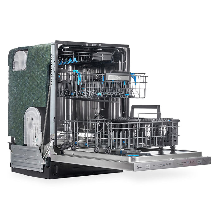 Lave-vaisselle Midea de 24 po avec commandes sur le dessus et séchage Sensor TruDryMC - acier inoxydable - MDT24P7CST