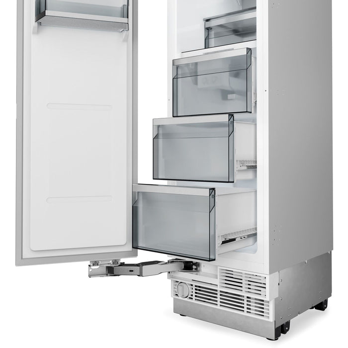  Congélateur vertical encastré Thor Kitchen de 8,6 pi3 - panneau personnalisable - XRF18CFZ