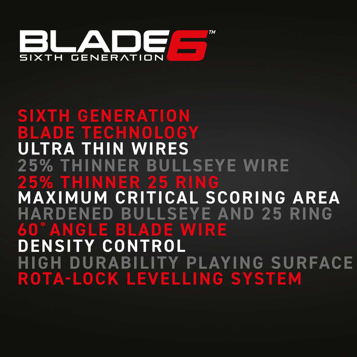 Cible de jeu de fléchettes Blade 6 Winmau