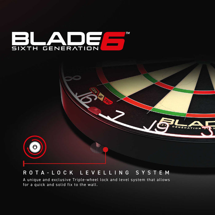 Cible de jeu de fléchettes Blade 6 Winmau