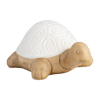 Ceramic 13" Tortoise - White|Tortue de 13 po en céramique - blanche