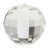 Orbe de cristal transparent de 3 po