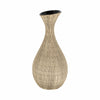 Vase Sorori de 13 po en céramique - beige