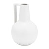Vase de 9 po en céramique - blanc