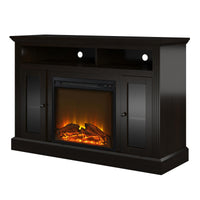 Console pour téléviseur Chicago d’Ameriwood Home avec foyer électrique pour téléviseurs à écran plat jusqu’à 50 po - espresso