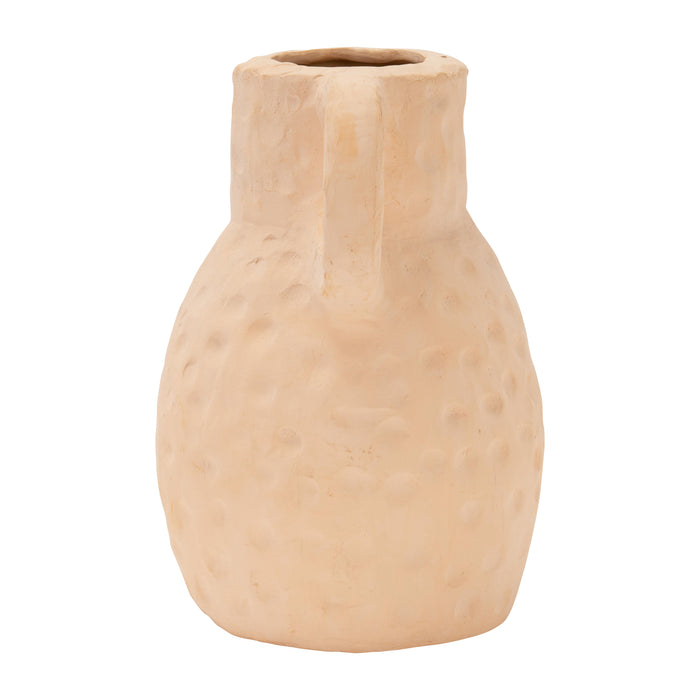 Vase texturé de 10 po terracotta