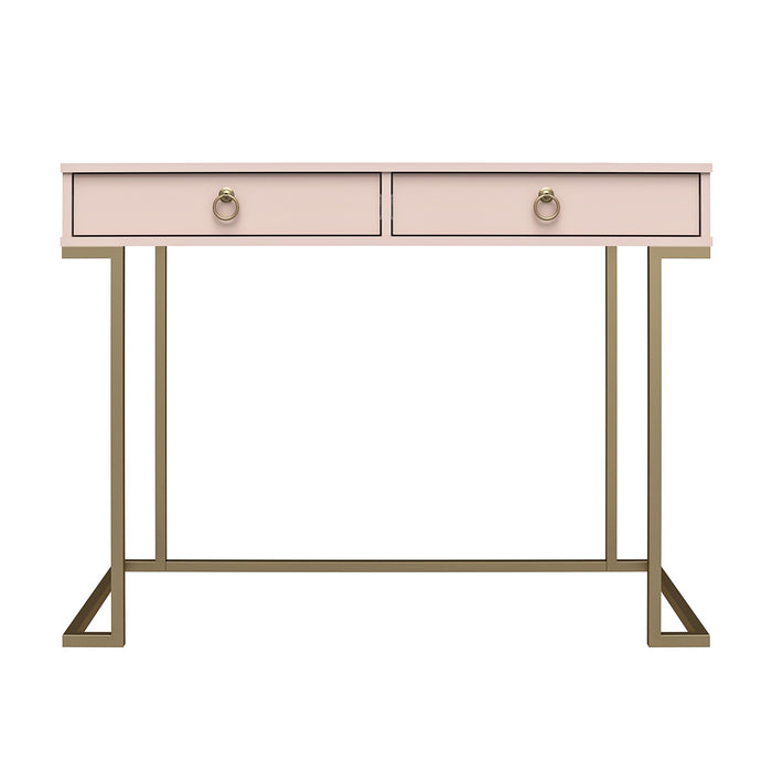 Bureau de travail Camila de Cosmoliving par Cosmopolitan - rose