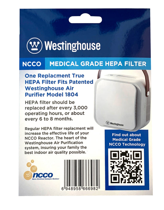 Filtre réacteur HEPA de remplacement de Westinghouse - ensemble de 4