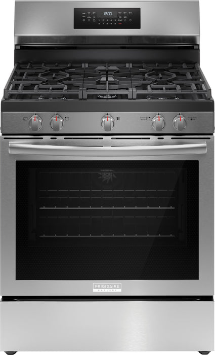 Cuisinière à gaz Frigidaire Gallery de 5,1 pi3 avec commandes à l’arrière et convection totale - GCRG3059BF