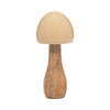Champignon conique de 8 po en bois - ivoire