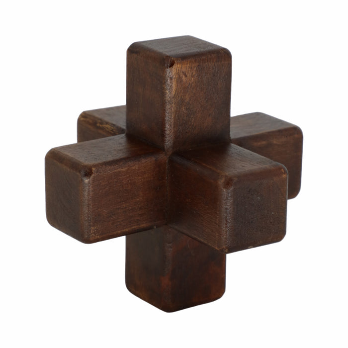 Osselet de 5 po en bois - brun