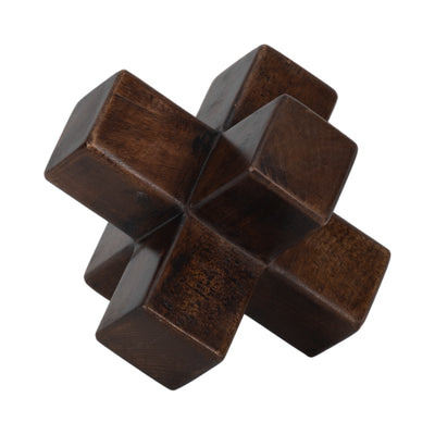 Wood 6" Jack - Brown|Osselet de 6 po en bois - brun
