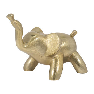 Metal 6" Decorative Balloon Elephant - Gold | Éléphant ballon décoratif de 6 po en métal - doré