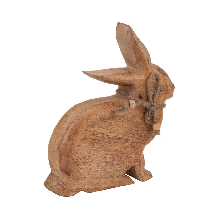 Lapin de 8 po en manguier - brun