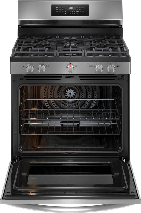 Cuisinière à gaz Frigidaire Gallery de 5,1 pi3 avec commandes à l’arrière et convection totale - GCRG3059BF