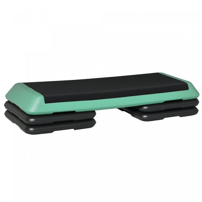 Soozier 43\" Plate-forme Aerobic Reglable Pas a pas 3 Niveaux, noir