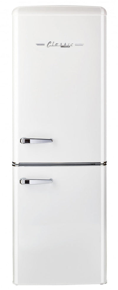 Classic Retro by Unique 7 Cu. Ft. Bottom Freezer Refrigerator - UGP-215L W AC 