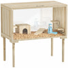 Cage A Hamster En Bois Pour Gerbille, Bois Naturel