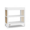 Graco Teddi Table a langer avec matelas a langer resistant a l’eau - Blanc avec bois clair