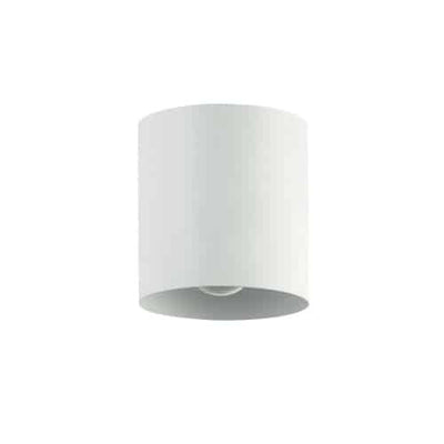 Dainolite Theron 1 Light Flush Mount Matte White Finish Lamp|Plafonnier affleuré Theron de Dainolite avec fini blanc mat et 1 ampoule
