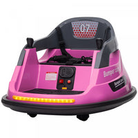 Aosom Auto-tamponneuse 12 V Pour Enfants, Voiture Electrique A Rotation A 360° Avec Telecommande, Ce