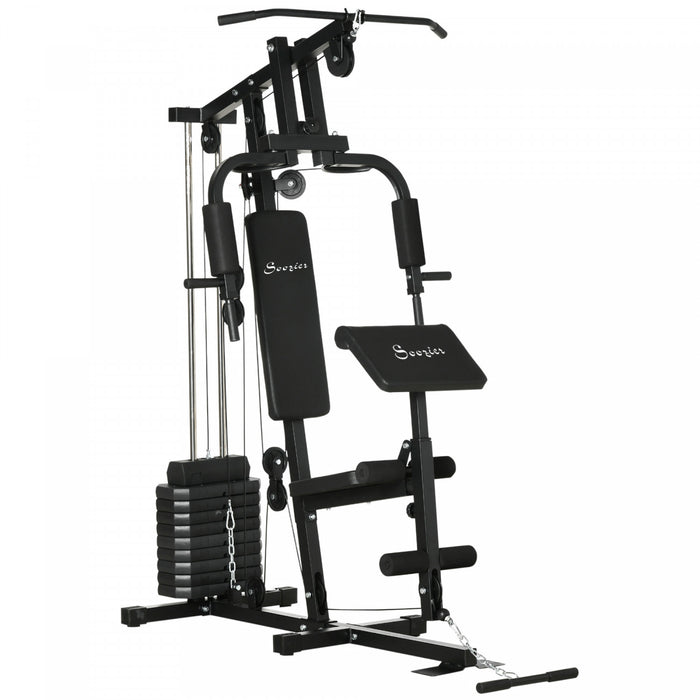 Soozier Machine De Gymnastique A Domicile Soozier Avec Pile De Poids De 99 Lb