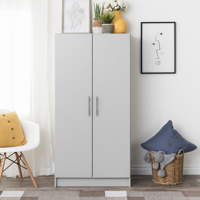 Armoire-penderie Elite - grise