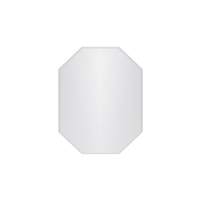 Forge Miroir Octogonal Sans Cadre de 22 Pouces Chrome