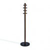 Portemanteau moderne Pillar de Umbra en bois - noir et noyer