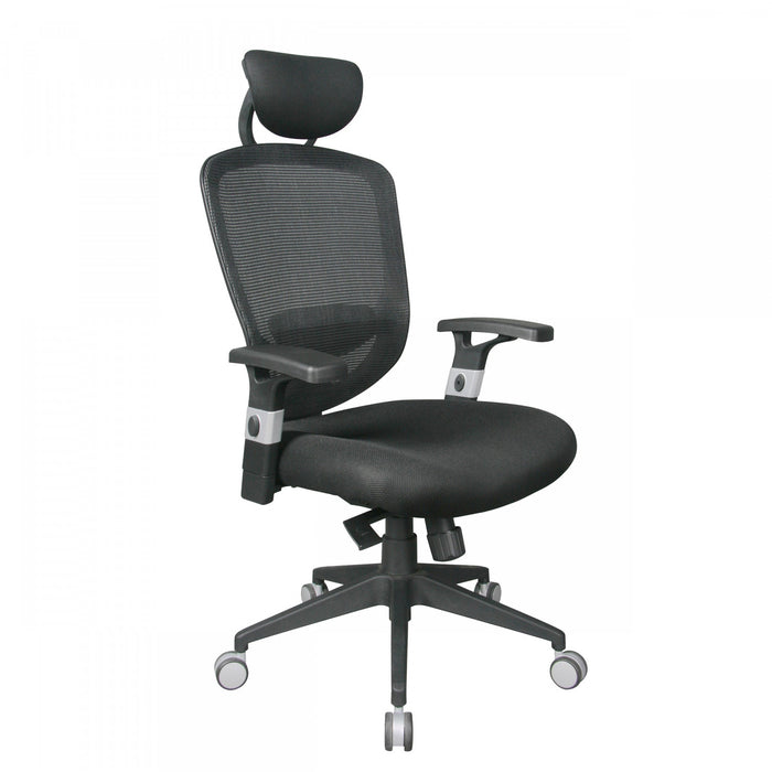 TygerClaw Fauteuil de Bureau Ergonomique en Maille a Dossier Haut avec Appui-tete