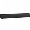 HOMCOM Meuble TV flottant pour televiseurs jusqu'a 72\", noir