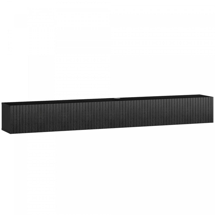 HOMCOM Meuble TV flottant pour televiseurs jusqu'a 72\", noir