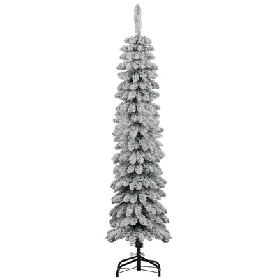 HOMCOM 5' Artificial Christmas Tree with Realistic Branches Green