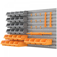 Durhand Kit De Support Pour Bacs De Rangement 44pc, Panneau Perfore