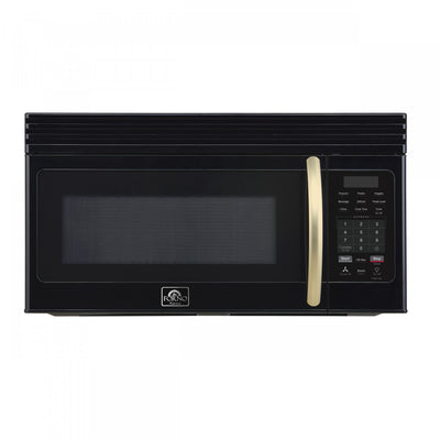 Forno Scalo 30-Inch Over the Range Microwave, Black, 1.6 cu.ft - FOTR3007-30BLK | Four a micro-ondes Scalo 30 pouces,au-dessus de la cuisiniere, noir, 1,6 pi³ - FOTR3007-30BLK