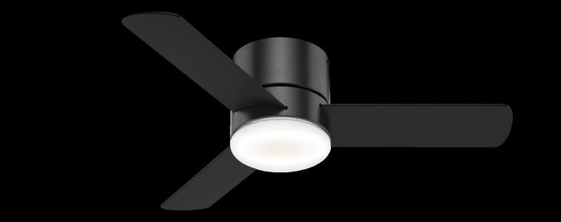 Ventilateur de plafond Minimus avec luminaire - Noir