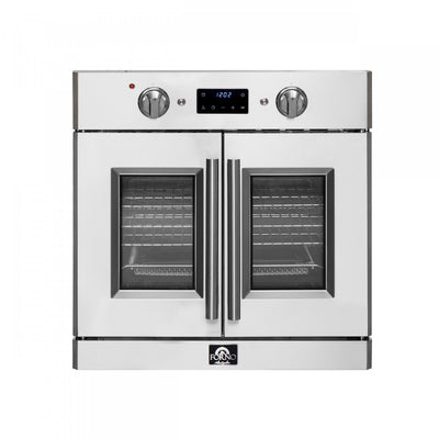 Forno Gallico 30 in. French Door Electric Wall Oven Stainless Steel, 3.68 cu.ft. - FBOEL1371-30 | Four mural electrique a porte francaise Gallico 30 po, acier inoxydable, 3,68 pi³ - FBOEL1371-30