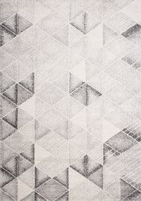 Carpette Flynn à motifs de triangles - 5 pi 3 po x 7 pi 7 po