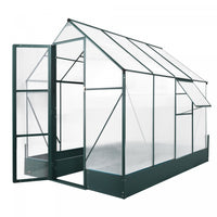 Outsunny 8.2' X 6.2' Jardin De Plantes D'exterieur A Effet De Serre, Fenetre A Temperature Controlee