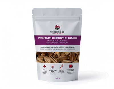 SM Cherry Wood Chunks Reseal Bag | Sachet refermable de morceaux de bois de cerisier SM