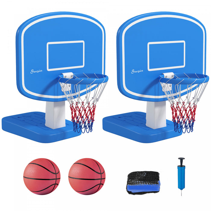 Soozier Ensemble De Jeu De Basket-ball Et Volley-ball Avec Base A Remplir