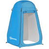 Outsunny Tente de Douche Pop-Up, Abri Prive pour Changement en Exterieur, Bleu