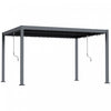 Outsunny Pergola A Persiennes 10' X 12' Toit Reglable Et Cadre En Aluminium