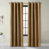 Panneau de rideau coupe-lumière à œillets Alpin sable de Thermaplus - 52 x 108