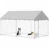 Dog Run W/ Adjustable & Rotatable Bowls 13.1' X 7.5' X 7.5'